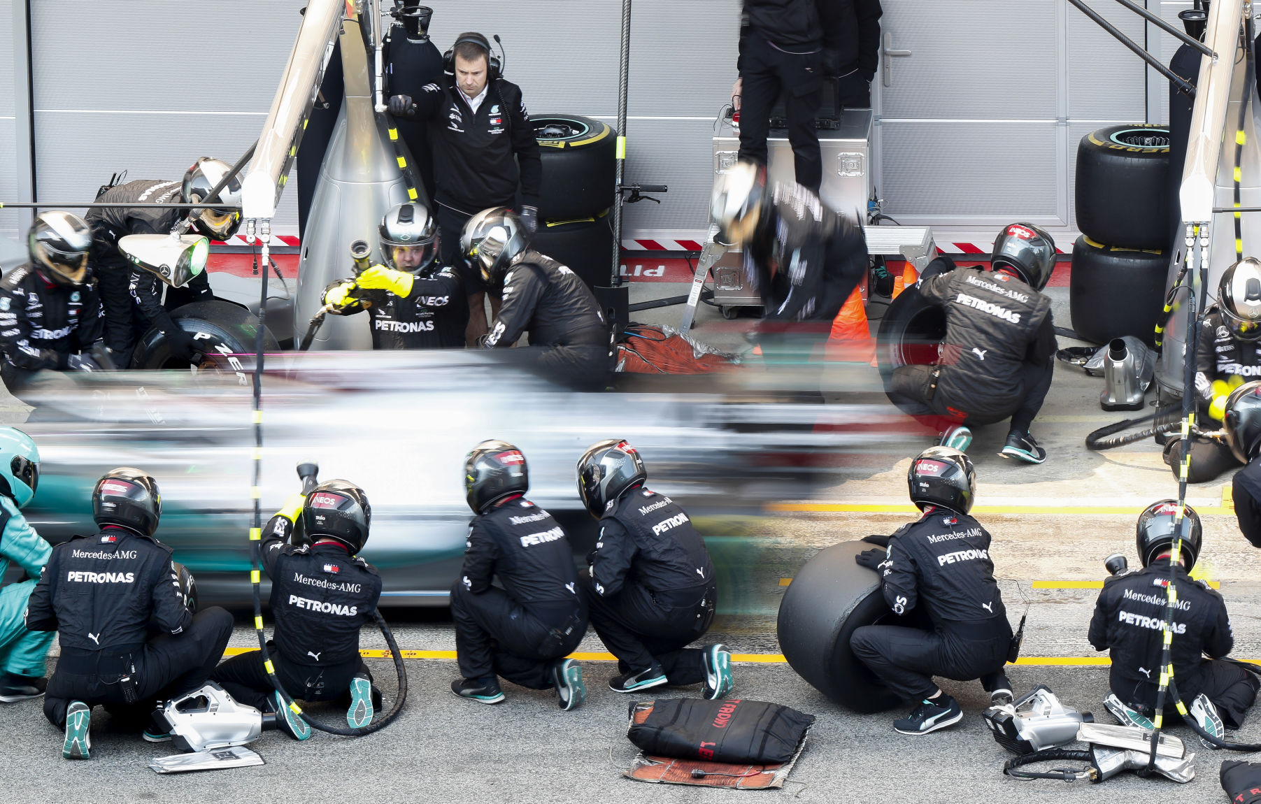 APTOPIX Spain F1 Pre Season Testing